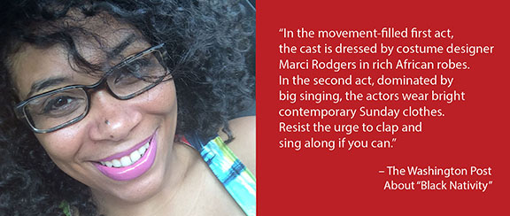 MFA Design Student Marci Rodgers Designs Costumes for the Theater Alliance’s “Black Nativity”